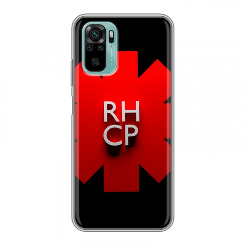 Дизайнерский силиконовый чехол для Xiaomi RedMi Note 10 Red Hot Chili Peppers