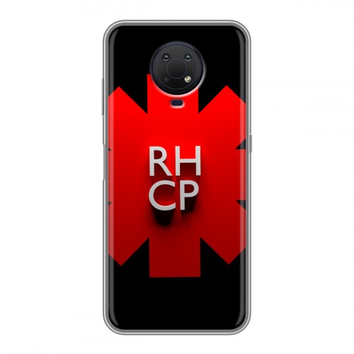 Дизайнерский силиконовый чехол для Nokia G10 Red Hot Chili Peppers