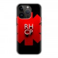 Дизайнерский силиконовый чехол для Iphone 14 Pro Red Hot Chili Peppers