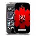 Дизайнерский пластиковый чехол для HTC Desire 500 Red Hot Chili Peppers