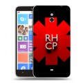 Дизайнерский пластиковый чехол для Nokia Lumia 1320 Red Hot Chili Peppers