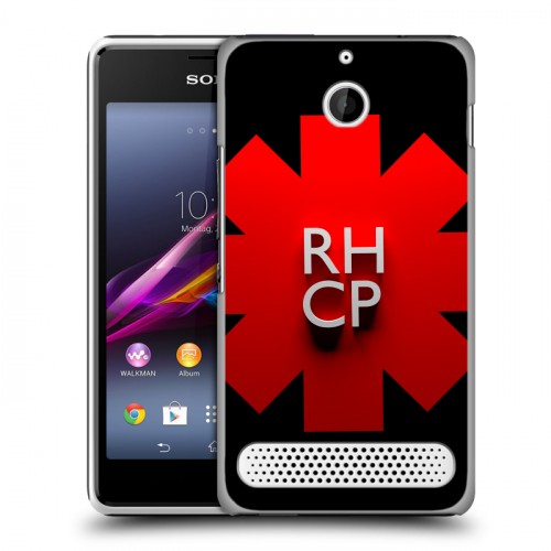 Дизайнерский силиконовый чехол для Sony Xperia E1 Red Hot Chili Peppers