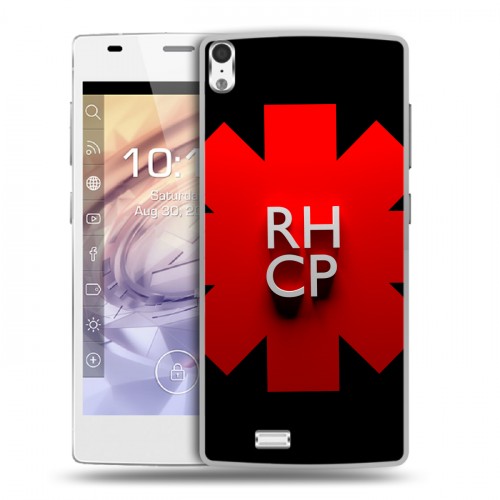 Дизайнерский пластиковый чехол для Prestigio Grace Red Hot Chili Peppers