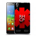 Дизайнерский пластиковый чехол для Lenovo A6000 Red Hot Chili Peppers