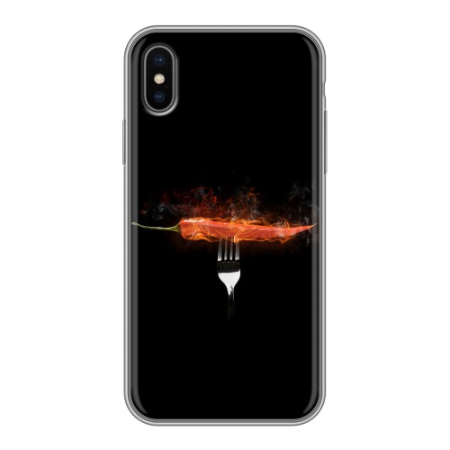 Дизайнерский силиконовый чехол для Iphone x10 Red Hot Chili Peppers