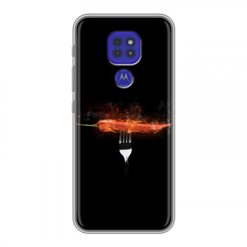 Дизайнерский силиконовый чехол для Motorola Moto G9 Play Red Hot Chili Peppers
