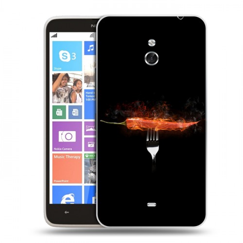 Дизайнерский пластиковый чехол для Nokia Lumia 1320 Red Hot Chili Peppers