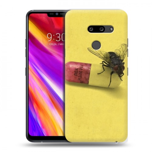 Дизайнерский пластиковый чехол для LG G8 ThinQ Red Hot Chili Peppers