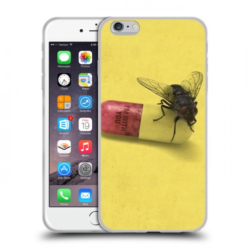 Дизайнерский силиконовый чехол для Iphone 6 Plus/6s Plus Red Hot Chili Peppers