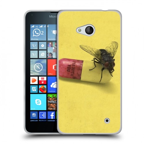 Дизайнерский пластиковый чехол для Microsoft Lumia 640 Red Hot Chili Peppers