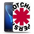 Дизайнерский силиконовый чехол для Samsung Galaxy Tab A 7 (2016) Red Hot Chili Peppers