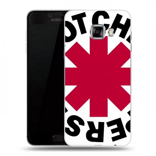 Дизайнерский пластиковый чехол для Samsung Galaxy C5 Red Hot Chili Peppers