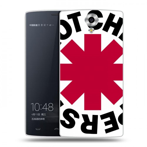 Дизайнерский силиконовый чехол для Homtom HT7 Red Hot Chili Peppers