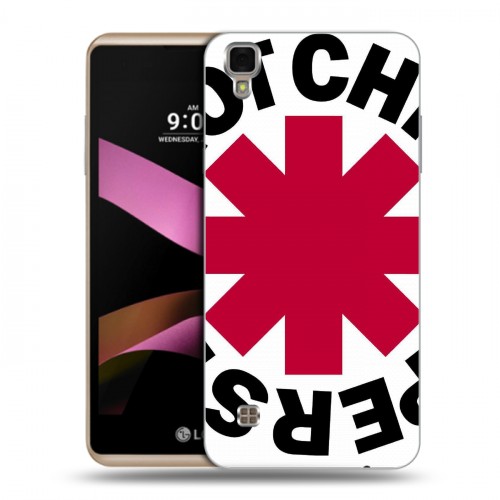 Дизайнерский пластиковый чехол для LG X Style Red Hot Chili Peppers