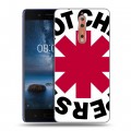 Дизайнерский пластиковый чехол для Nokia 8 Red Hot Chili Peppers