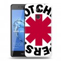 Дизайнерский пластиковый чехол для Huawei Honor 6C Pro Red Hot Chili Peppers