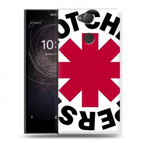 Дизайнерский силиконовый с усиленными углами чехол для Sony Xperia XA2 Red Hot Chili Peppers