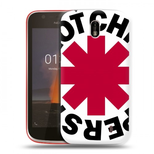 Дизайнерский пластиковый чехол для Nokia 1 Red Hot Chili Peppers