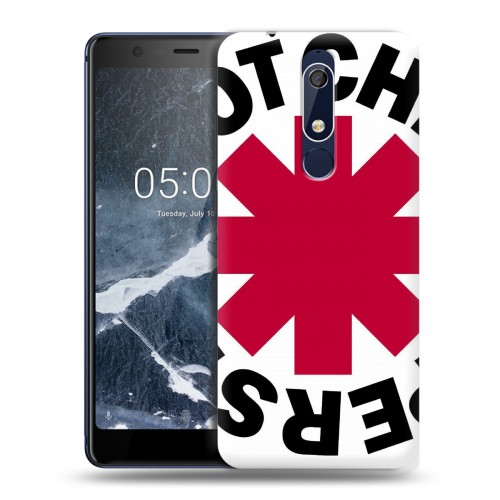 Дизайнерский пластиковый чехол для Nokia 5.1 Red Hot Chili Peppers