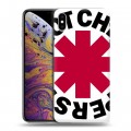 Дизайнерский силиконовый чехол для Iphone Xs Max Red Hot Chili Peppers