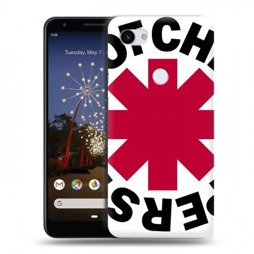 Дизайнерский пластиковый чехол для Google Pixel 3a XL Red Hot Chili Peppers