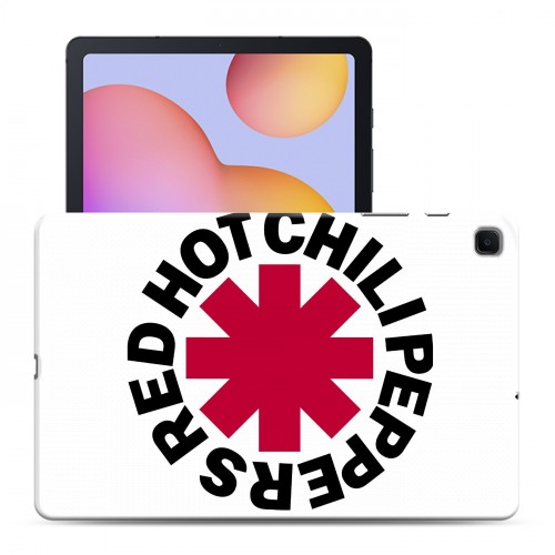 Дизайнерский силиконовый чехол для Samsung Galaxy Tab S6 Lite Red Hot Chili Peppers