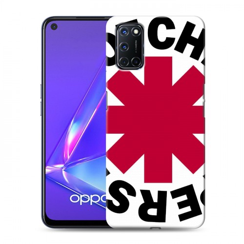 Дизайнерский пластиковый чехол для OPPO A52 Red Hot Chili Peppers