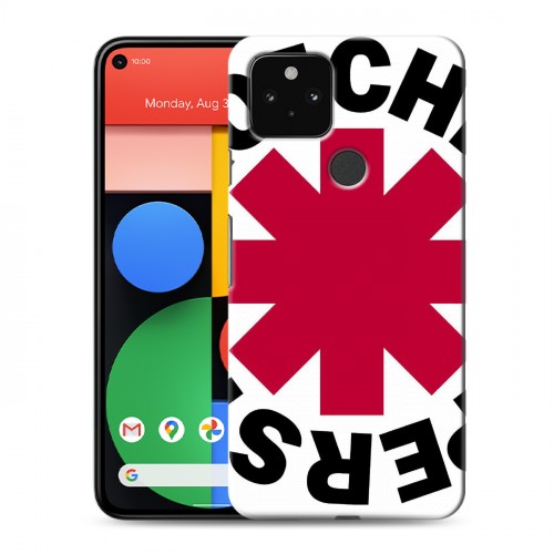 Дизайнерский пластиковый чехол для Google Pixel 5 Red Hot Chili Peppers