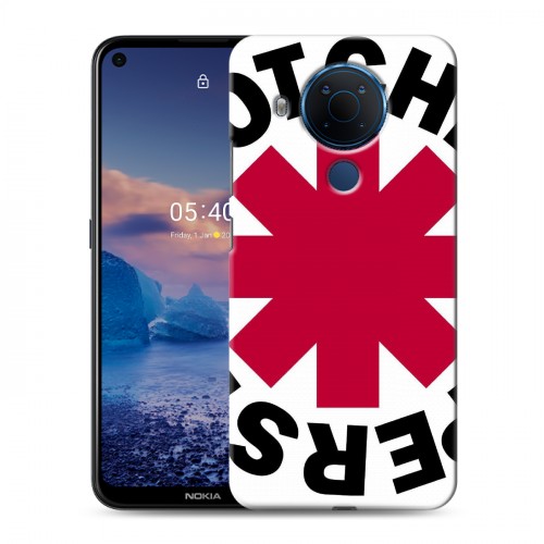 Дизайнерский силиконовый чехол для Nokia 5.4 Red Hot Chili Peppers