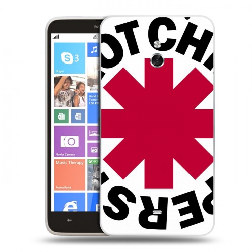 Дизайнерский пластиковый чехол для Nokia Lumia 1320 Red Hot Chili Peppers