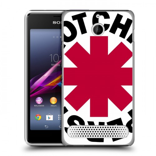 Дизайнерский силиконовый чехол для Sony Xperia E1 Red Hot Chili Peppers