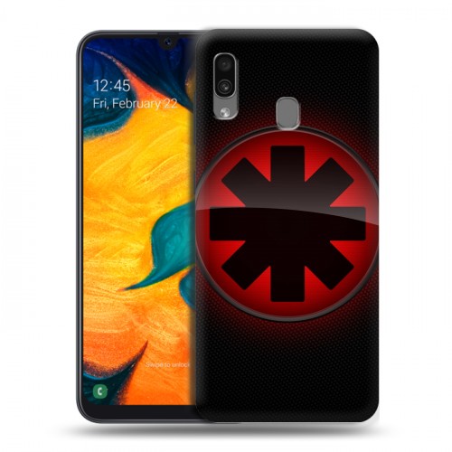 Дизайнерский силиконовый чехол для Samsung Galaxy A30 Red Hot Chili Peppers