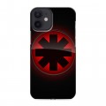 Дизайнерский силиконовый с усиленными углами чехол для Iphone 12 Mini Red Hot Chili Peppers