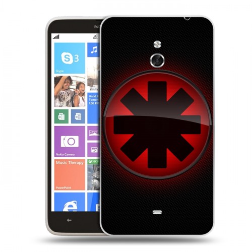 Дизайнерский пластиковый чехол для Nokia Lumia 1320 Red Hot Chili Peppers