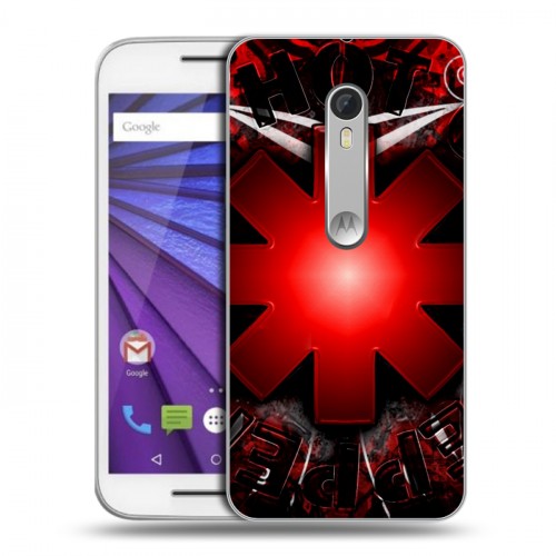 Дизайнерский пластиковый чехол для Lenovo Moto G Red Hot Chili Peppers