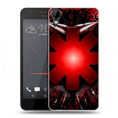 Дизайнерский пластиковый чехол для HTC Desire 825 Red Hot Chili Peppers