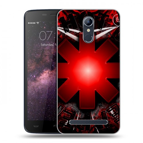 Дизайнерский силиконовый чехол для Homtom HT17 Red Hot Chili Peppers