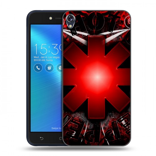 Дизайнерский силиконовый чехол для Asus ZenFone Live Red Hot Chili Peppers