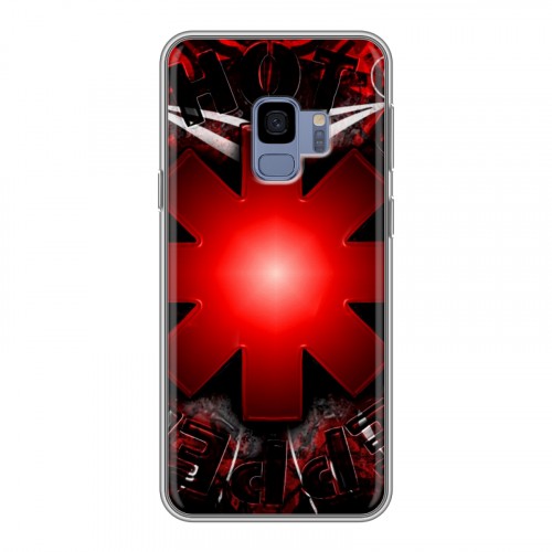 Дизайнерский пластиковый чехол для Samsung Galaxy S9 Red Hot Chili Peppers