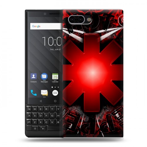 Дизайнерский пластиковый чехол для BlackBerry KEY2 Red Hot Chili Peppers