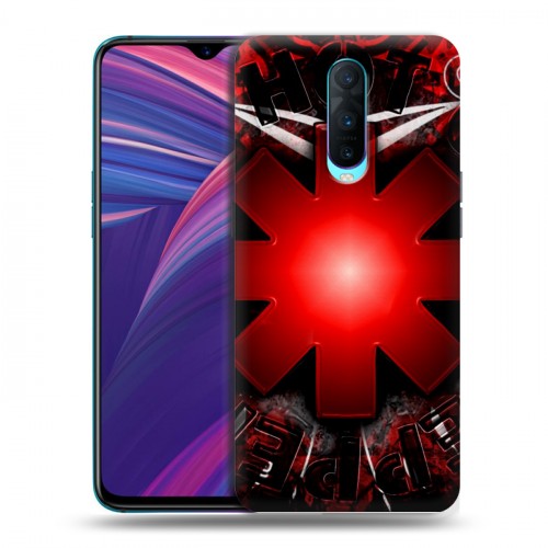 Дизайнерский пластиковый чехол для OPPO RX17 Pro Red Hot Chili Peppers