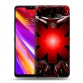 Дизайнерский пластиковый чехол для LG G8 ThinQ Red Hot Chili Peppers