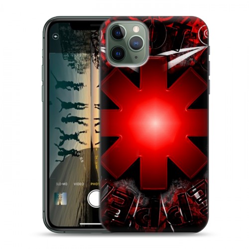 Дизайнерский пластиковый чехол для Iphone 11 Pro Red Hot Chili Peppers