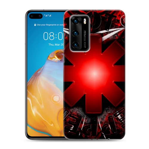 Дизайнерский пластиковый чехол для Huawei P40 Red Hot Chili Peppers