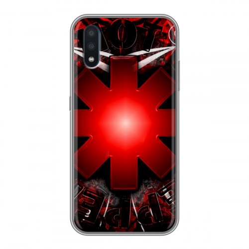 Дизайнерский силиконовый чехол для Samsung Galaxy M01 Red Hot Chili Peppers