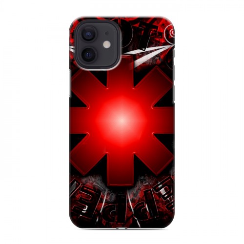 Дизайнерский силиконовый чехол для Iphone 12 Red Hot Chili Peppers