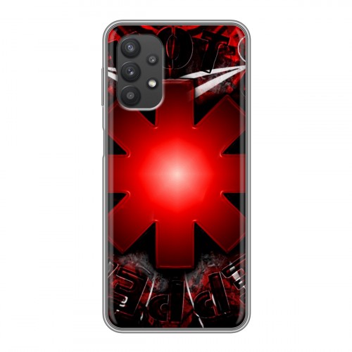 Дизайнерский силиконовый чехол для Samsung Galaxy A32 Red Hot Chili Peppers