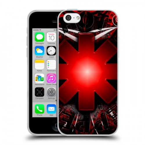 Дизайнерский пластиковый чехол для Iphone 5c Red Hot Chili Peppers