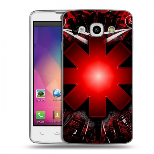 Дизайнерский пластиковый чехол для LG L60 Red Hot Chili Peppers