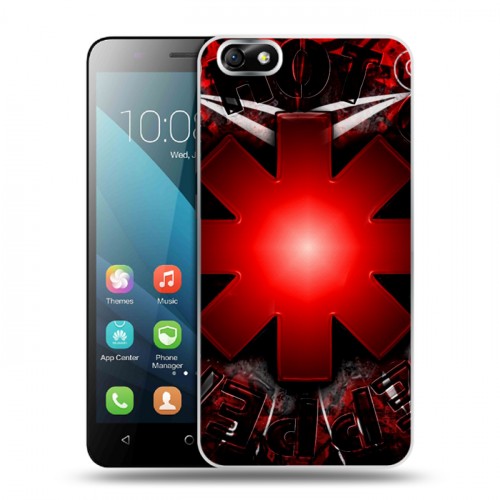 Дизайнерский пластиковый чехол для Huawei Honor 4X Red Hot Chili Peppers